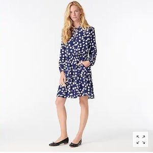 J.Crew dress in blue floral